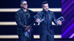 Daddy Yankee y Luis Fonsi en Latin Billboard Music Awards
