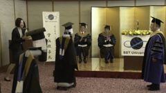 La curiosa graduación a la que obligó el Covid-19 en Japón