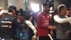 Peru players involved in skirmish with Spanish police