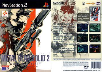 Portada y contraportada de Metal Gear Solid 2: Sons of Liberty en Espa&ntilde;a