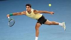 Wimbledon champion Alcaraz reached the quarter-finals in Melbourne for the first time after seeing off Miomir Kecmanovic in straight sets.