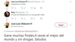 Chilavert, a Maradona: "Fui el mejor del mundo y sin drogas"