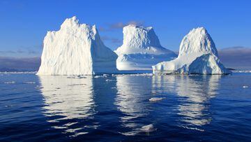 Un iceberg atrapado durante 35 años sale hacia el Atlántico