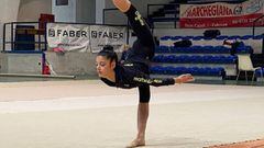 La gimnasta leonesa Olatz Rodr&iacute;guez Cano.