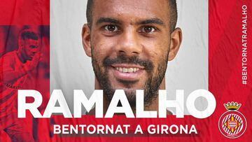 Ramalho vuelve al Girona y firma por tres temporadas