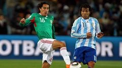 México y Argentina se enfrentaron en Sudáfrica 2010, con resultado de 3-1 a favor de los sudamericanos.