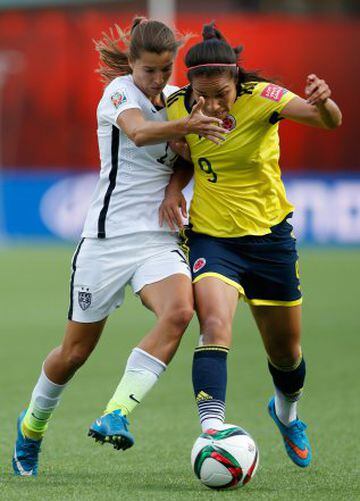 Colombia disputa su cuarto partido en el Mundial Femenino Canadá 2015.