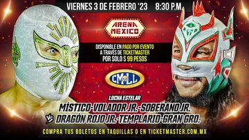 Esta será la lucha estelar del Viernes Espectacular de la Arena México.