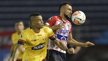 Junior de Barranquilla y Barcelona de Guayaquil se enfrentaron en el estadio Metropolitano por la pen&uacute;ltima fecha del Grupo A de la Copa Libertadores.