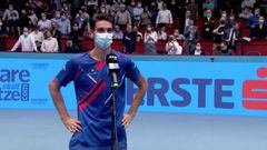 Arrasó a Djokovic y no está ni entre los 40 mejores: el inicio de su discurso enamoró al pabellón