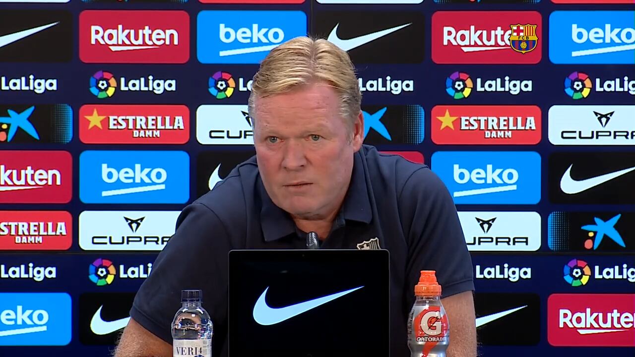 Koeman: "Laporta prefirió fastidiarme..."