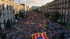 Manifestación de la Diada 2023 en Barcelona: horarios, recorrido, columnas, cortes de tráfico y dónde acaba