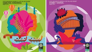 Hamilton & Sydney World Cup posters