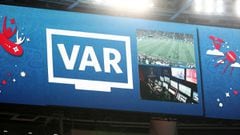 Nigeria vs Argentina - Saint Petersburg Stadium, Saint Petersburg, Russia - June 26, 2018   General view of the big screen as an incident is reviewed on VAR        