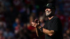 Liverpool boss Jurgen Klopp was shown Real Madrid's Jude Bellingham's 94th minute game winner in the Champions League and his reaction is how we all felt.