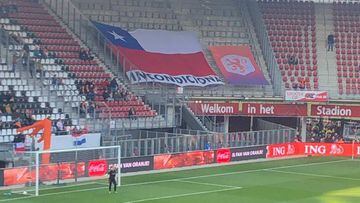 Así surgió la bandera gigante que acompaña a Chile en Holanda