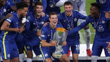 Chelsea won last year's Super Cup, beating Villarreal in Belfast.