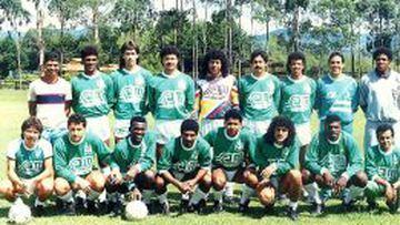 Imagen para el recuerdo: los h&eacute;roes de Atl&eacute;tico Nacional en el t&iacute;tulo de la Copa Libertadores de 1989.