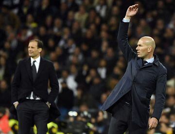 Allegri y Zidane.