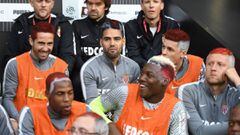El curioso look de Falcao en el partido ante el Rennes 