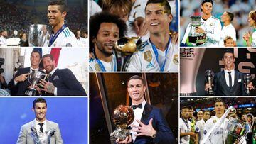 Estratosférico Cristiano en 2017: ha levantado ocho trofeos