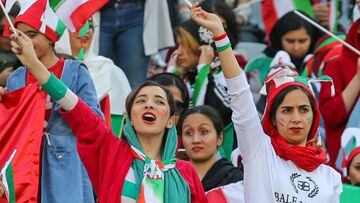Historic day for female football fans in Iran