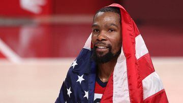 Kevin Durant "so proud" as he lifts Team USA to gold glory again