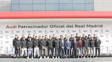 Which Audi model will each Real Madrid player drive?