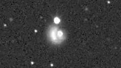 La primera imagen del impacto de DART contra el asteroide Dimorphos