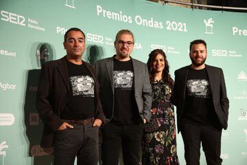 Eduardo Cabrera, Javier Rodríguez, Lourdes Santana y Eric Prestano, periodistas de la emisora de Cadena SER Canarias.