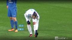 Gareth Bale volvi&oacute; a lesionarse en el partido de Copa del Rey.