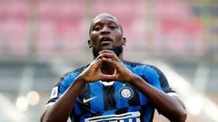 Romelu Lukaku, in an image as an Inter player, where he is very close to returning a year later.