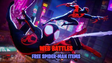 Spider-Battles in Fortnite: how to get free items from Spider-Man: Across the Spider-Verse