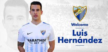 Malága announce the signing of Luis Hernandez from Leicester City