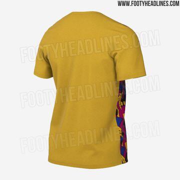 Footy Headlines leaked the colour splash shirt ahead of the 2021-22 season, which is part of the club's lifestyle clothing line.