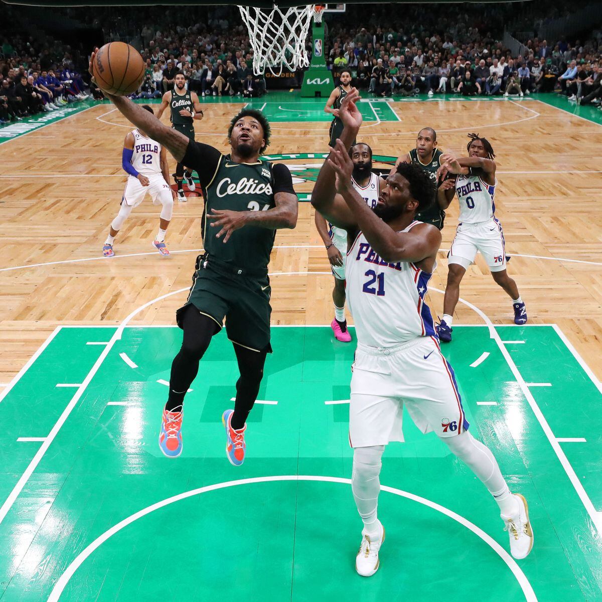 NBA PLAYOFFS: Iguodala leading the way for 76ers against Celtics