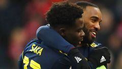 Lacazette and Saka sizzle as Arsenal end top of their group