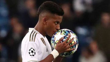 Rodrygo in action for Real Madrid.