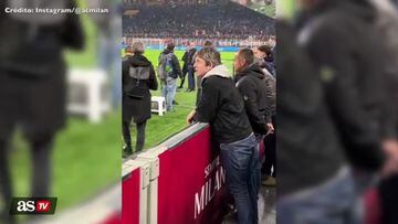 Noel Gallagher’s surprise visit to Milan-PSG game