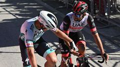 Fernando Gaviria, ciclista colombiano del UAE, habl&oacute; luego de terminar segundo en la etapa 10 del Giro de Italia. Asegur&oacute; que va a segur intent&aacute;ndolo.