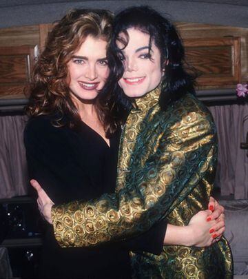 Con su amigo Michael Jackson. 