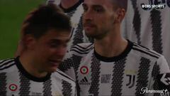 Paulo Dybala rompe a llorar en su último partido con la Juventus en el Allianz Stadium