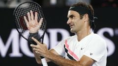 Federer jugará los octavos en Australia por 16ª vez