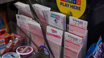 NEW YORK, NY - NOVEMBER 2: A view of a store as Wednesday's Powerball jackpot is an estimated $1.2 billion, the second largest in the game's 30-year history and the nation's fourth-largest lottery prize on November 2, 2022, in New York, United States. (Photo by Lokman Vural Elibol/Anadolu Agency via Getty Images)