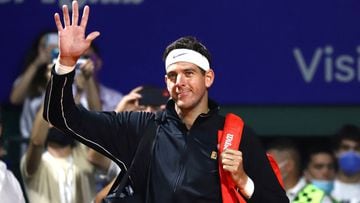 Tennis - Argentina Open - Men&#039;s Singles - Buenos Aires Lawn Tennis club, Buenos Aires, Argentina - February 9, 2022 S  Argentina&#039;s Juan Martin del Potro makes his entrance to play his first game on the circuit since June 2019 against Argentina&#