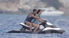 Cristiano Ronaldo and Georgina Rodriguez on holidays in Formentera, on Saturday 8h July, 2017.
