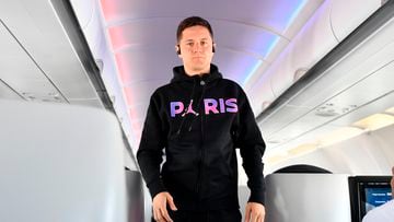 LYON, FRANCE - MARCH 21: Ander Herrera of Paris Saint-Germain 
leaves for Lyon for the Ligue 1 match between Olympique Lyon and Paris Saint-Germain at Groupama Stadium on March 21, 2021 in Lyon, France. (Photo by Aurelien Meunier - PSG/PSG via Getty Images)
PUBLICADA 15/09/21 NA MA31 3COL