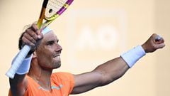 Rafael Nadal, en una foto de archivo del Open de Australia 2023, su último torneo.
