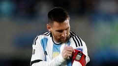 Leo Messi, capitán de Argentina.
