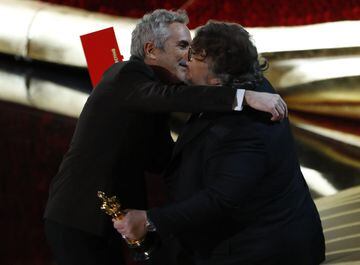 Alfonso Cuarón y Guillermo del Toro, Roma